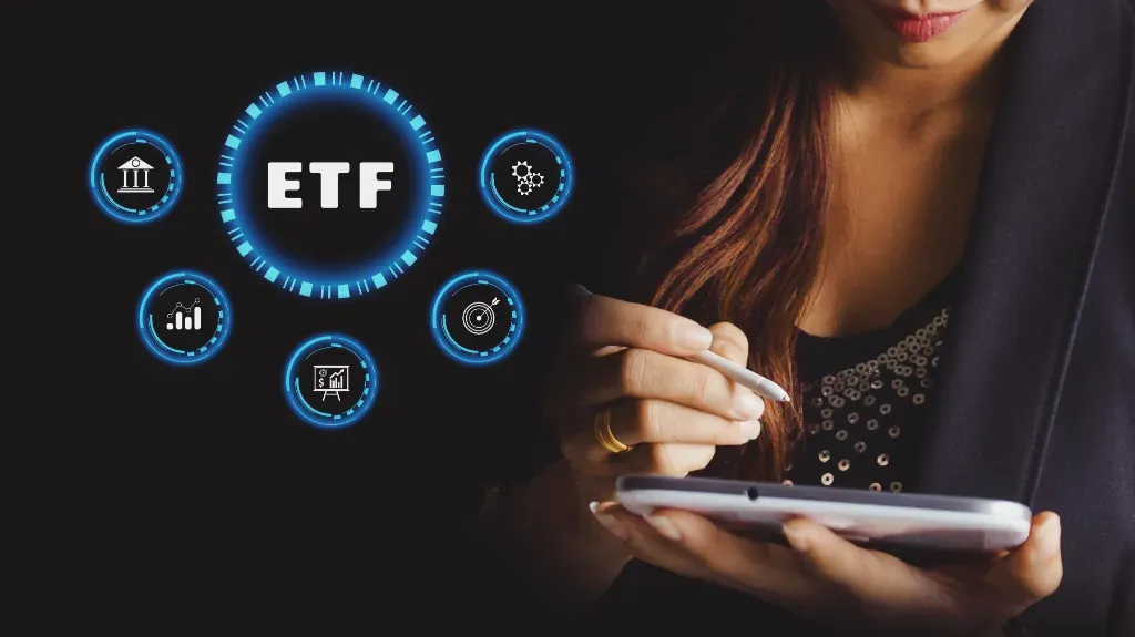 Grafika przedstawiająca inwestowanie w ETF za pośrednictwem platformy OANDA TMS