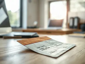 Otwarta pokrywa skanera z dokumentem na szybie, zabezpieczonym cyfrowym efektem rozmycia dla ochrony danych osobowych.